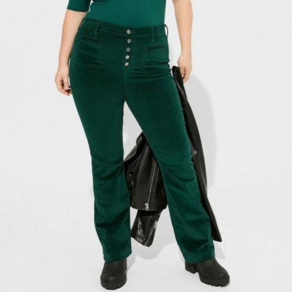 Torrid Slim Boot High Rise Cords - Picture 1 of 4
